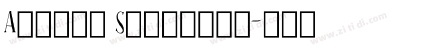 Anchor Semibold字体转换